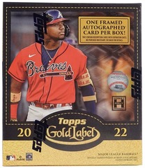 2022 Topps Gold Label MLB Baseball Hobby Box